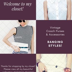 💞Eternal Heart Closet! Vintage Coach💞